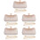 5Sets Beiger Abend Clutch Bag Mit Perlen Damen 6