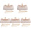 5Sets Beiger Abend Clutch Bag Mit Perlen Damen 2