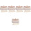 5Sets Beiger Abend Clutch Bag Mit Perlen Damen 4