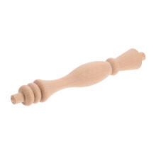 3Stk Holzbaluster Beige Unlackiert Roman Säulen Für Treppe Und Garten