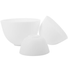 6Pièces Bols De Mélange En Silicone Pour Masques Et DIY Blancs