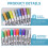 36Pièces Outils Plastique Colorés À Domicile 7