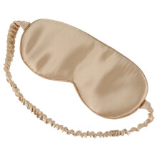 2Pcs Silk Sleep Mask Golden Light Blocking Eye Cover for Travel Sleep