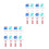 24Pcs Assorted Color Caps Cartoon Plant Shape Toppers 8