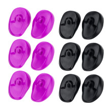 6 Pairs Silicone Ear Protectors For Hairdressing