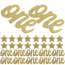 100Pcs Golden Star Confetti Glitter for Birthday Party Decorations