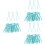 150Pièces Clips Couture Vert Support Plastique Robuste 5