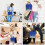 2Pièces Sac De Rangement Grand Sac Tote Notes Musicales 5