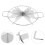 4Pcs Rustproof Stainless Steel Pie and Pizza Cutter for Baking 9