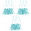 150Pièces Clips Couture Vert Support Plastique Robuste 2
