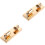2Pcs Durable Steel Ceiling Lamp Holder E27 Bulb Socket Golden 5