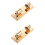2Pcs Durable Steel Ceiling Lamp Holder E27 Bulb Socket Golden 6