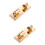 2Pcs Durable Steel Ceiling Lamp Holder E27 Bulb Socket Golden 8