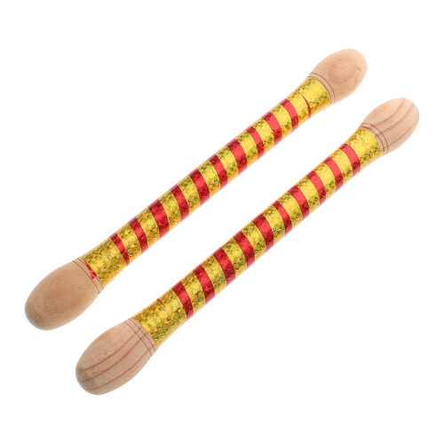 4Pcs Multi-Color Wooden Drumsticks for Beginners and Advanced Drumming 2