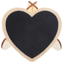 4Pcs Mini Wood Chalkboard Signs Decorative Message Boards Black