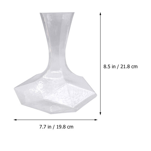 Transparent Wine Decanter For Brandy Champagne Handheld Fast Pouring 1