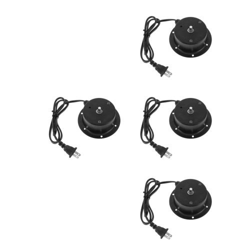 4Pcs High Torque Disco Ball Motor for Events Compact Black Rotator 2