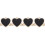 4Pcs Mini Wood Chalkboard Signs Decorative Message Boards Black 5