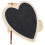 4Pcs Mini Wood Chalkboard Signs Decorative Message Boards Black 2
