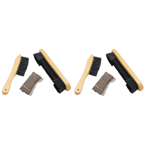 6Pcs Pool Table Cleaner Brush Set Durable Wood Handle Felt Cleaning 1
