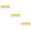 3Pcs Yellow Windshield Squeegee for Car Windows and Mirrors Trp 6