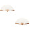 2Pièces Éventails Pour Déco Photo En Papier De Bambou 5