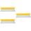 3Pcs Yellow Windshield Squeegee for Car Windows and Mirrors Trp 5
