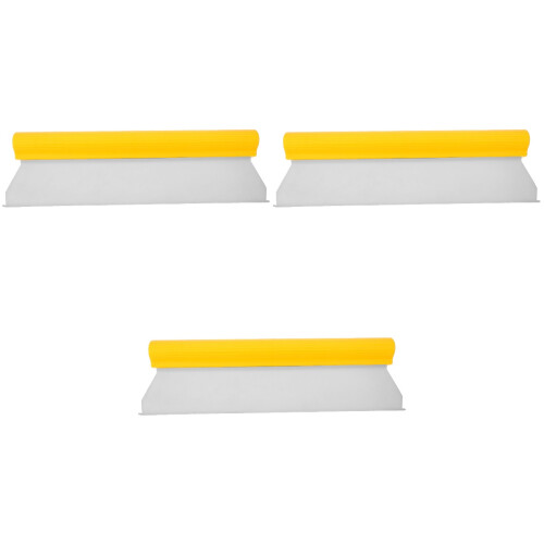 3Pcs Yellow Windshield Squeegee for Car Windows and Mirrors Trp 2