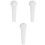3Pcs White Ceramic Hand Tool Pestle Mini Food Grinder 5