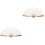2Pièces Éventails Pour Déco Photo En Papier De Bambou 2