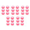 30Pièces Couvercles Rose Pour Bébé Étanches Voyage 5