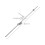 2Pcs Silver Drain Rod Set Metal+plastic Bathroom Sink Pop- Rod 11
