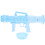 5Pcs Electric Bubble Maker Blue Portable Bubble Blower for Kids 3