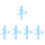 5Pcs Electric Bubble Maker Blue Portable Bubble Blower for Kids 7