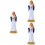 3St Witte Resin Beeld Ornament Voor Thuis 8