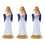 3St Witte Resin Beeld Ornament Voor Thuis 6