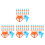 4Sets Adorable Fox & Erasers for School Pencil Drawing 4