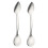 2 Pcs Metal Serving Spoon Stainless Steel Digging Scoop 10