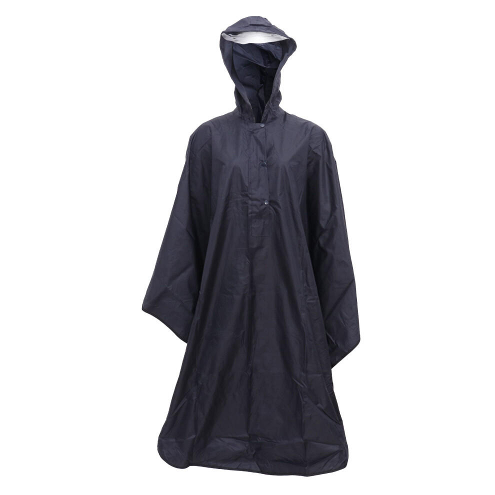 Ohphcall 2Pcs Lightweight Waterproof Rain Cape Navy For Wheelchair Outdoor Use