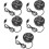 5Pcs USB Multiport Hub Black for Computer with Low Power Consumption 7