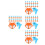 4Sets Adorable Fox & Erasers for School Pencil Drawing 5