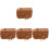 4Pièces Cache Robinet Silicone Bain Bébé Enfants 4