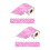 2Pcs Decorative Purple Wavy Blackboard Borders Stickers for Classroom 7