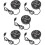 5Pcs USB Multiport Hub Black for Computer with Low Power Consumption 8