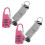 2 Sets 2pcs Lock Quick Pvc Bike 3