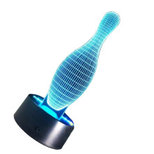 Creative Bowling Lamp 3D Touch Led Night Light For Home Office