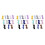 36Pcs Colored Elastic Bands Durable Nylon for Clothing and Craft Use 10