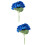 2Pcs Durable Dark Blue Synthetic Hydrangea Decorative Flower Ornament 7