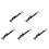 5Sets Durable Black Window Security Bars with Telescopic Lock Rods 5