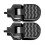 3Paires Repose-Pieds Arrière Pliable Noir 11